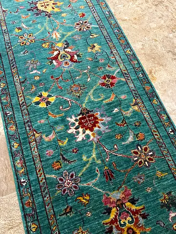 80 x 305 cm | New Handmade Beautiful Sultani Runner Carpet