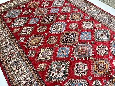 271 x 361 cm | New Handmade Beautiful Super Kazak Carpet Fine Quality