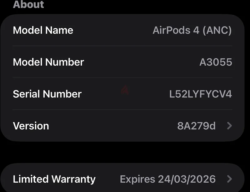 Airpods 4 ANC63221857538690114