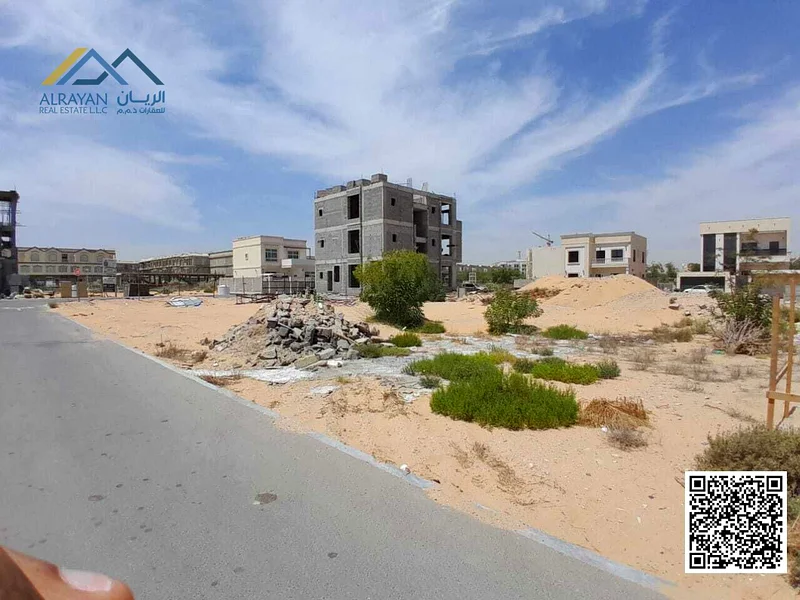 An opportunity to own a distinctive plot of land in the Al Zahia area of ​​Ajman on an asphalt street at an attractive price63197613797379114