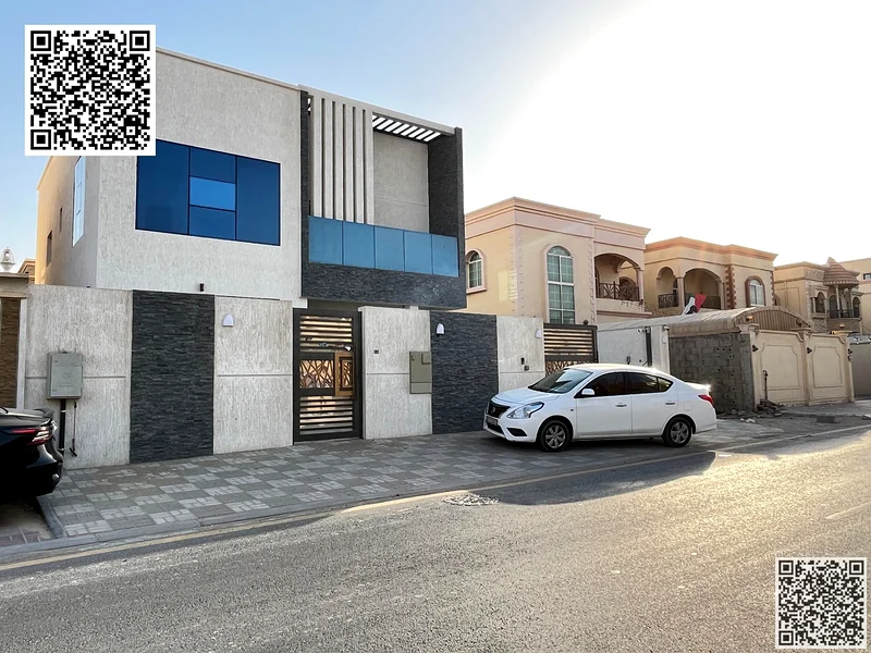 Luxury villa for sale in Al Mowaihat 3, ground floor, first floor, and roof.  We offer you the opportunity to own a luxury villa in Al Mowaihat 3, dis63870034734211111