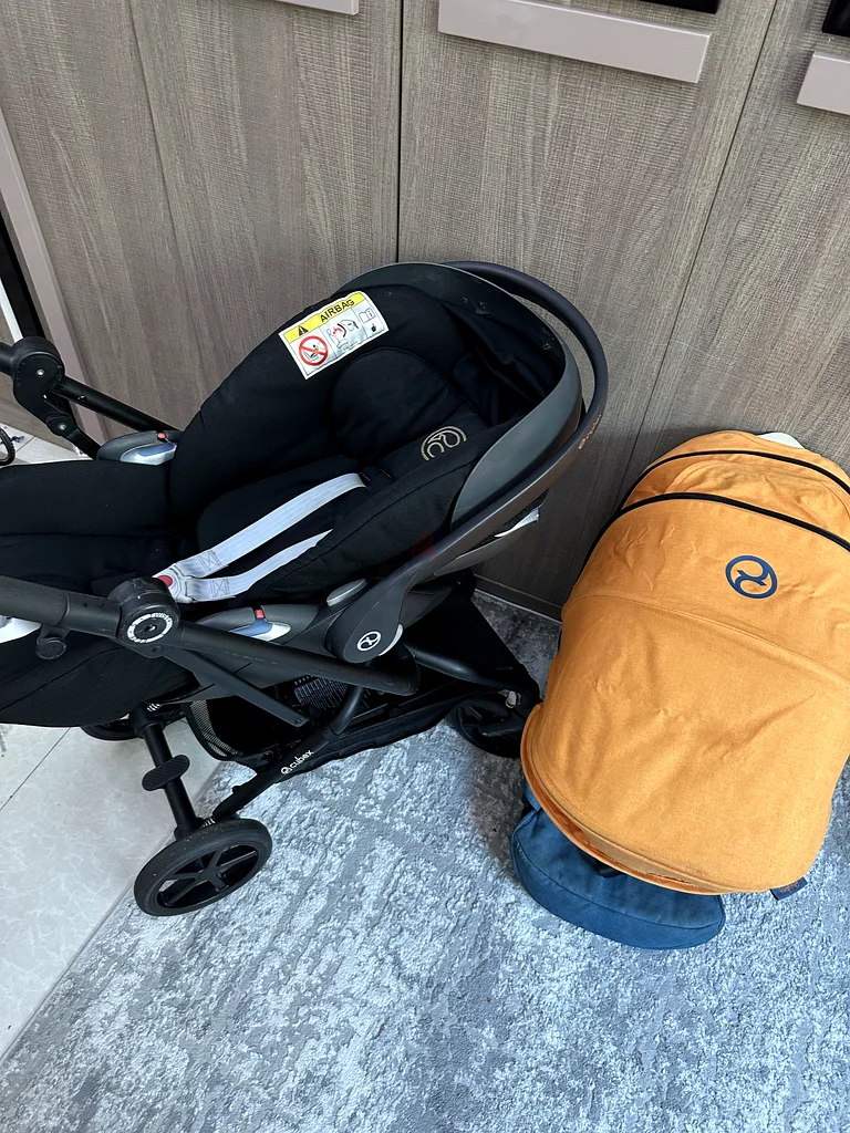 Baby Jogger City Tour LUX Stroller | Compact Travel Stroller | Lightweight Baby Stroller With Backpack-Style Carry Bag, Perfect For Travel, Rosewood