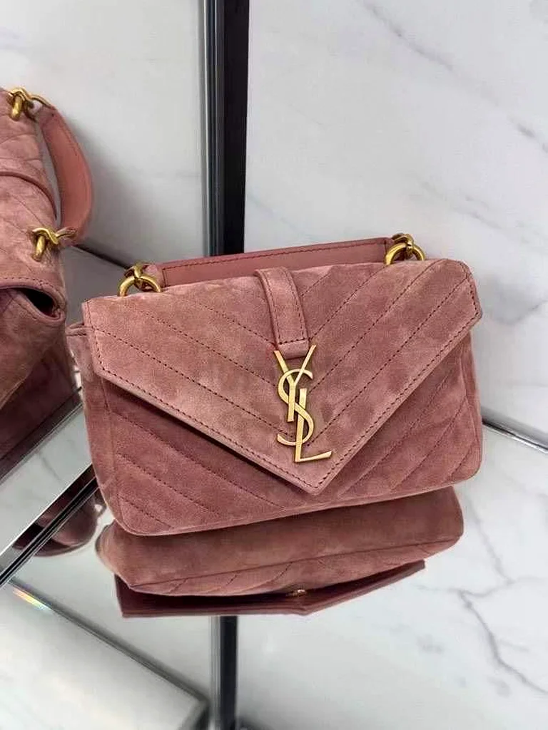 حقيبة كلية YSL ميني من السuede63239085478145111