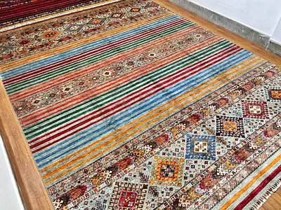 270 x 358 cm | New Handmade Beautiful Khorjin Fine Quality Carpet
