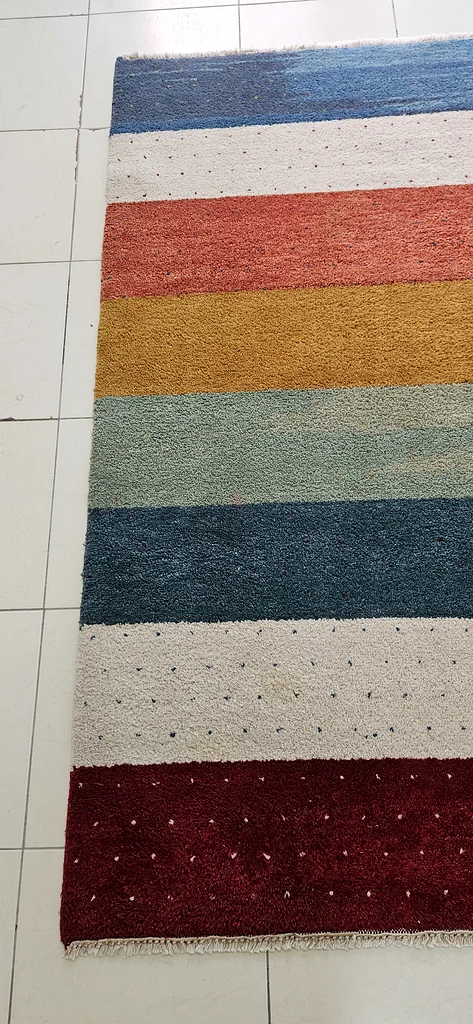 Stylish Abstract Modern Gabbeh Area Rug63185242162051113