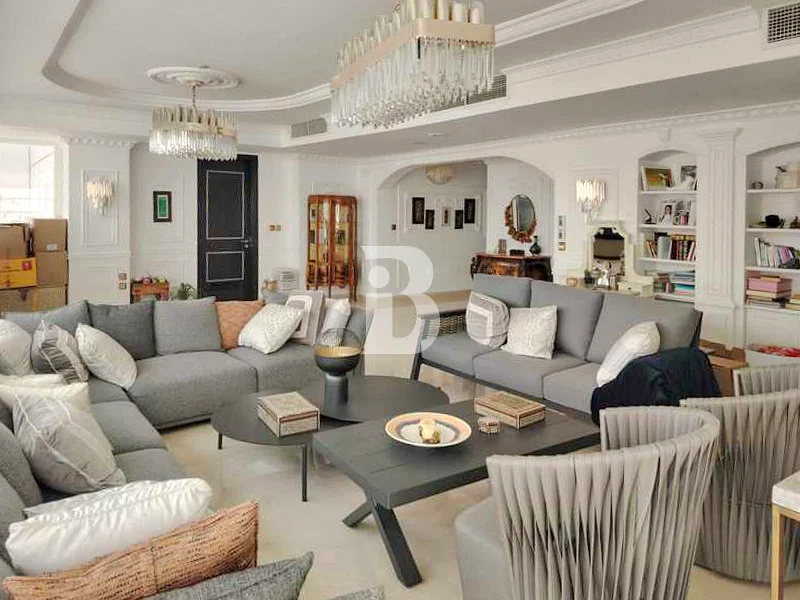طابق عالي 5 غرف نوم + غرفة خادمة | بنتهاوس | إطلالة على البحر63184678784386112