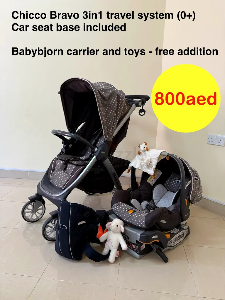 Chicco Bravo 3in1 travel system