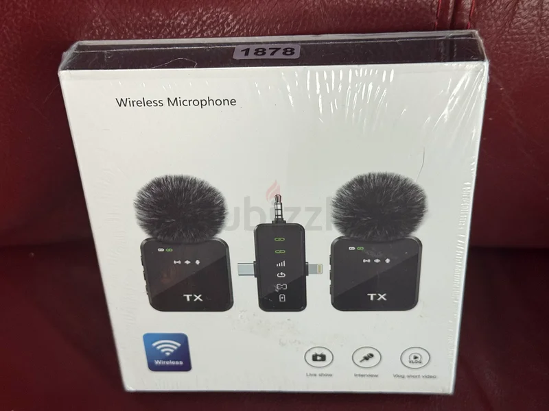1878 - LENND Wireless Lavalier Microphone, 3-in-1 Wireless Mic for iPhone/Android/Camera63172676419201111