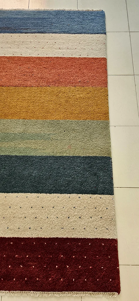Stylish Abstract Modern Gabbeh Area Rug63185242162051111