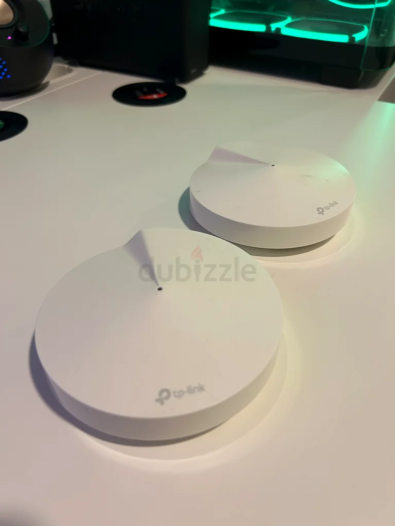 TP-Link Deco M5 AC1300، جهاز توجيه Wi-Fi ذكي لمنزلك من نوع Deco M5 بنظام الشبكة المتشابكة، طقم مكوّن من جهازين63264591535745115