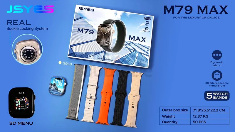 ساعة JSYES M79 MAX الذكية - عزز أناقتك!63262940296449111