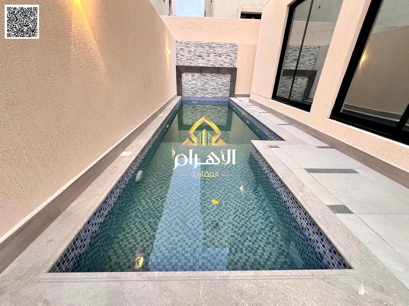Villa with water, electricity and air conditioning included, with a large swimming pool, super deluxe finishing, luxurious63900609185793114