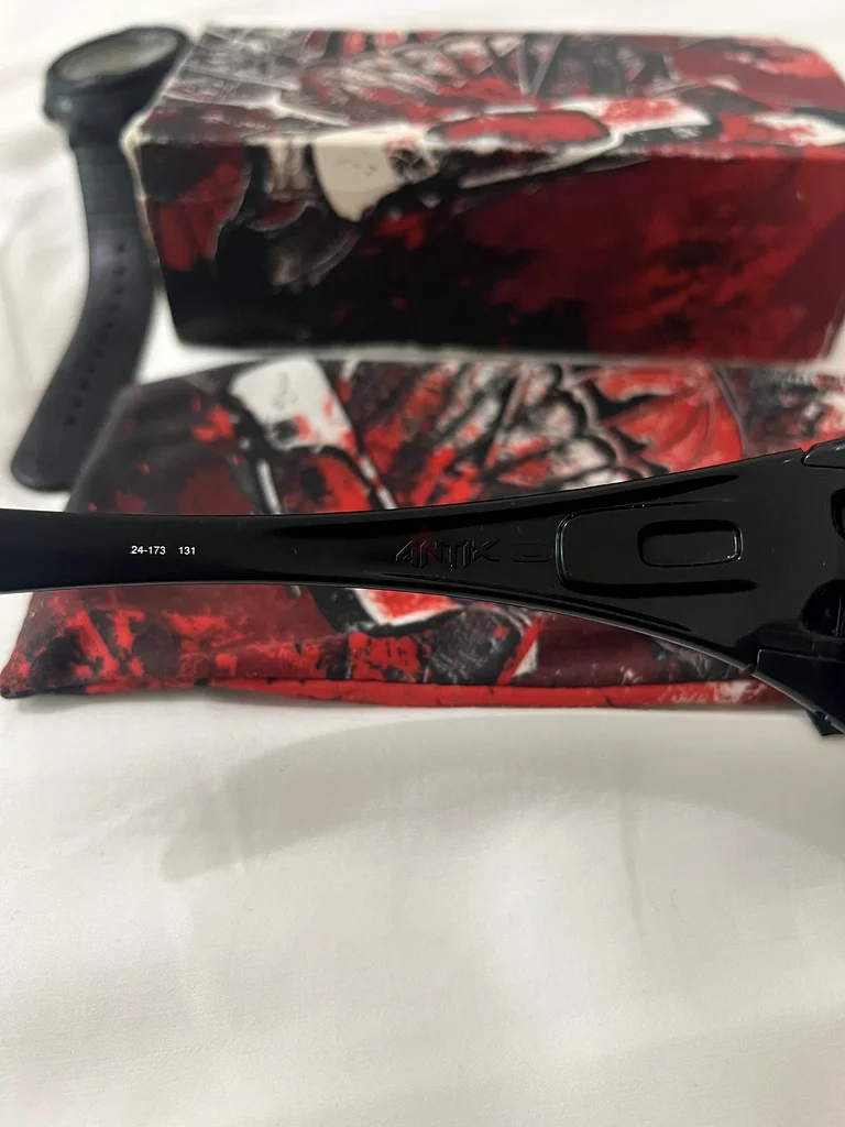 Limited edition oakley antix devils brigade sunglasses63239075201537113
