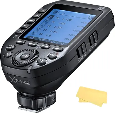 Godox XproII-C Flash Trigger Camera Wireless Flash Trigger LCD Display Transmitter for Canon Camera