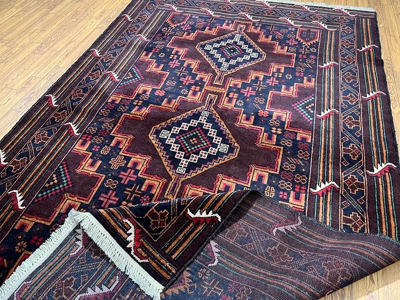117 x 197 cm | Vintage Handmade Persian Nahavand Carpet Fine Quality63149587084802113