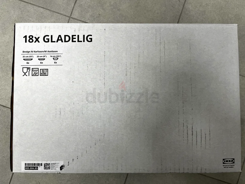 طقم أنيق مكون من 10 أطباق GLADLIG - مثالي لأي مناسبة!63179868672129112