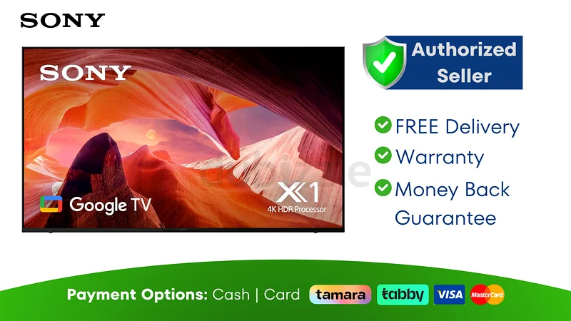 تلفزيون سوني الذكي أندرويد بحجم 85 بوصة - دقة 4K ● جديد | ضمان | توصيل مجاني | SHJ2545632665278585611127