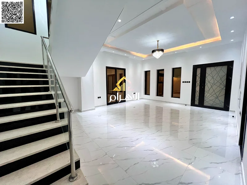 For sale, a two-story villa with a roof and a large courtyard. Freehold for all nationalities for life, including registration and ownership fees.63893128849921114