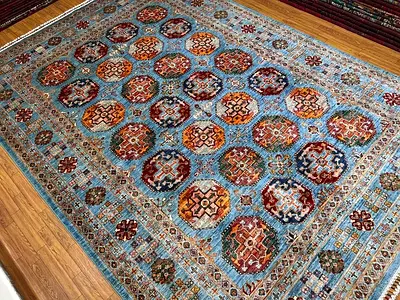 3x2m | New Handmade Beautiful Ersari Khiva Carpet Fine Quality