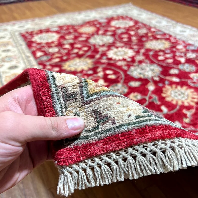 150 x 200 cm | new Handmade Beautiful Red Zeigler Fine Carpet63184228399619112