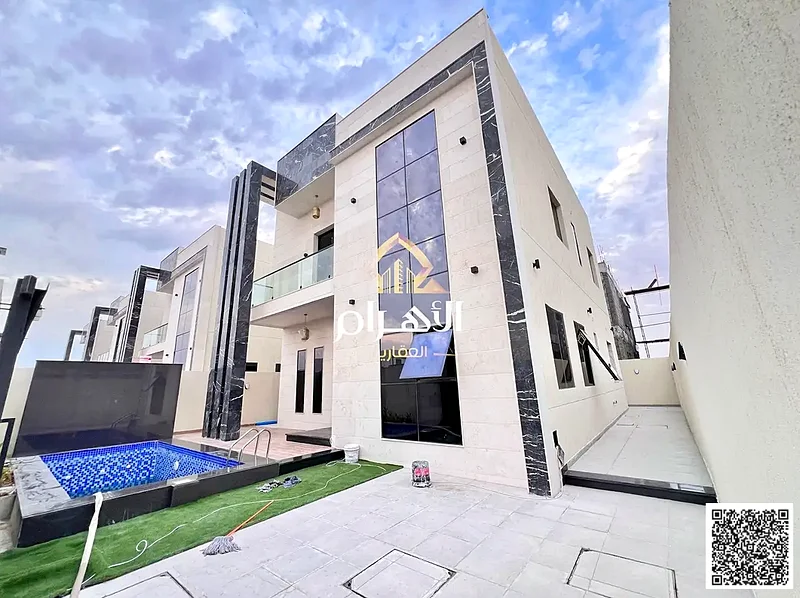 For sale, a luxurious villa in a very distinguished location, very close to Sheikh Mohammed bin Zayed Road, including registration and ownership fees.63900508265602112
