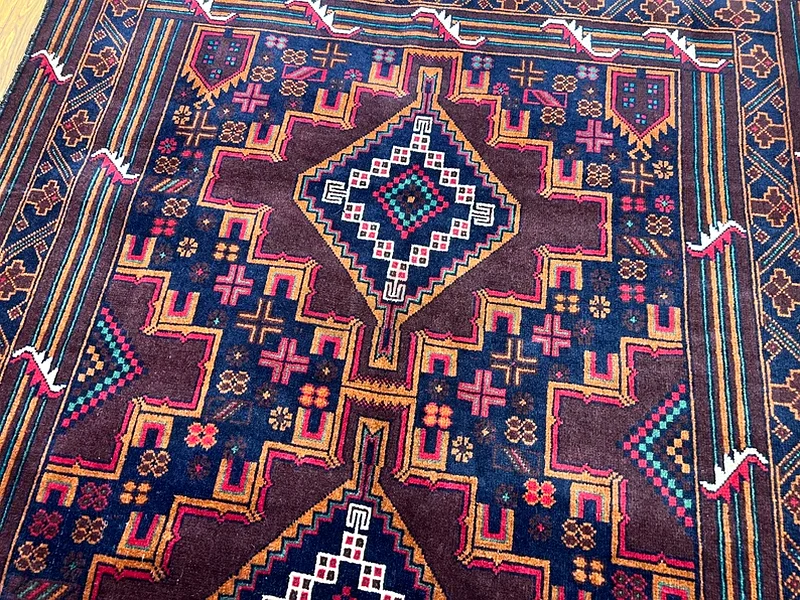 117 x 197 cm | Vintage Handmade Persian Nahavand Carpet Fine Quality63149587084802114
