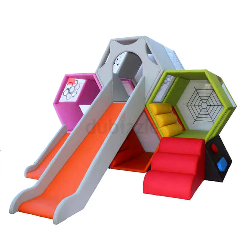 Honeycomb maze kids soft climbing slide indoor Children soft play63209341430017112