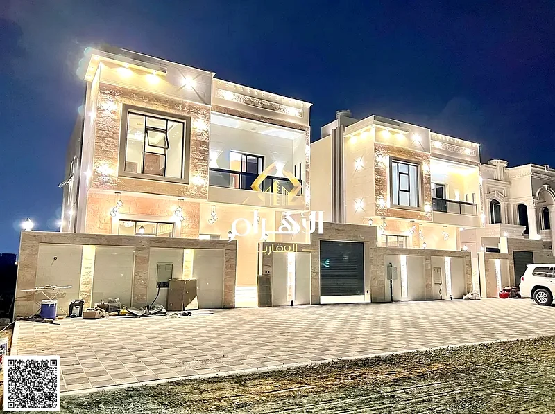 Luxury villa for sale in Ajman - Al Helio 2 area | Private pool, elegant design and personal finishing. The price includes water, electricity and air63900710197122110