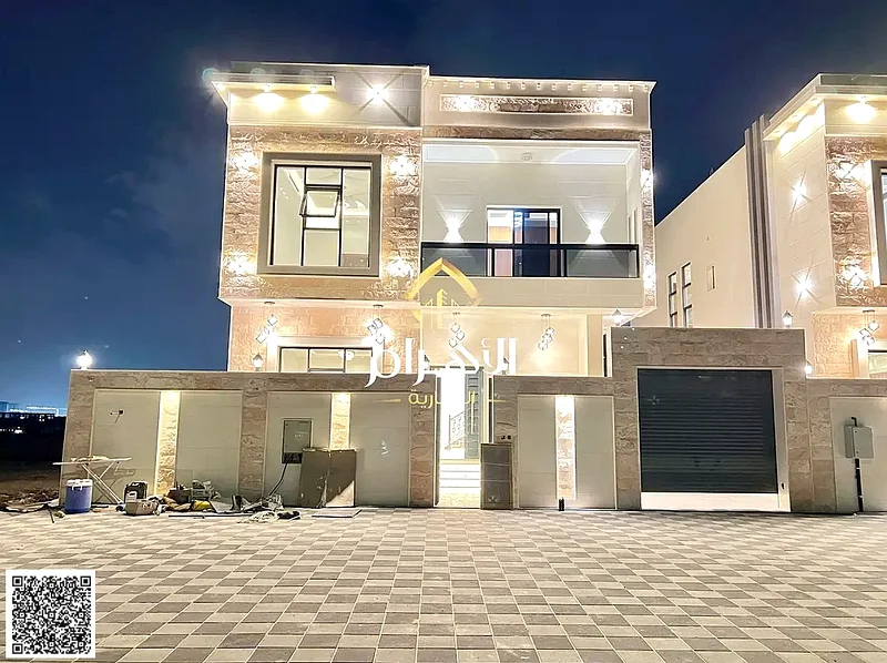 Luxury villa for sale in Ajman - Al Helio 2 area | Private pool, elegant design and personal finishing. The price includes water, electricity and air63900710197122111