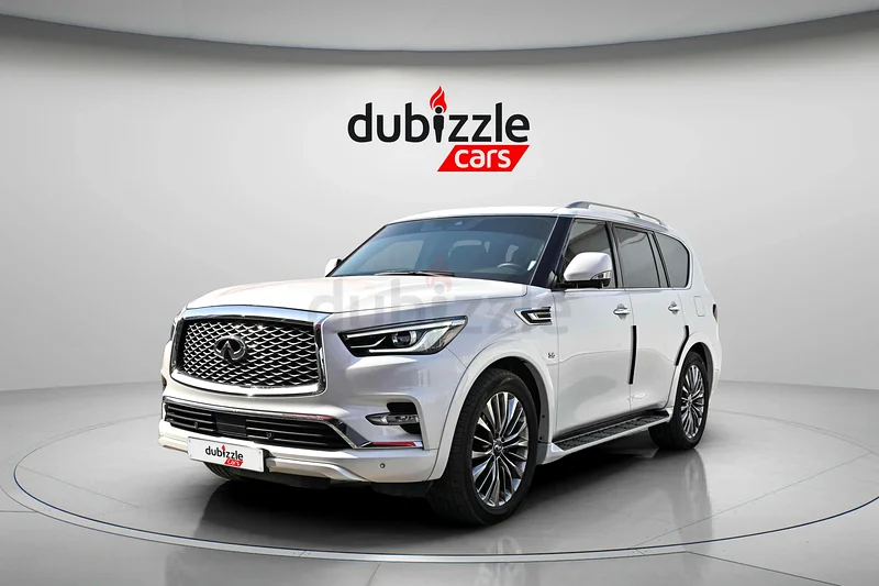 درهم إماراتي 1777 شهريًا | إنفينيتي QX80 2020 فاخرة بـ 7 مقاعد | مواصفات دول مجلس التعاون الخليجي | رقم المرجع #33042163222808725378112