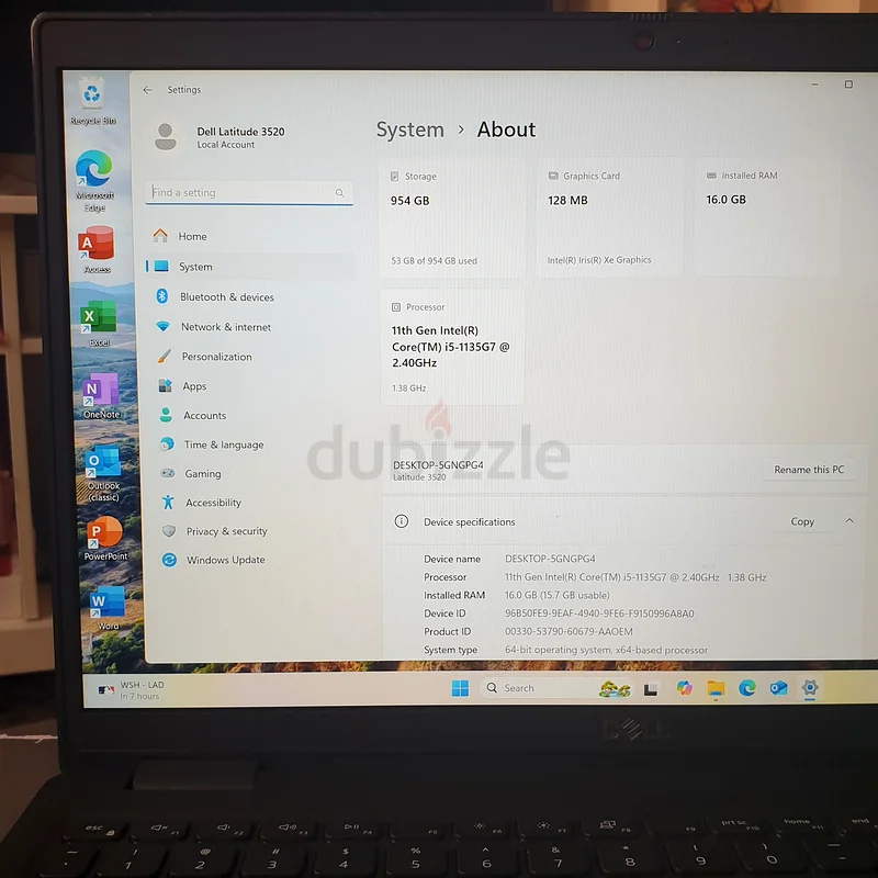 نموذج مستقبلي 2022، معالج من الجيل الحادي عشر، رسومات Xe، ذاكرة SSD سعة 1 تيرابايت، ذاكرة وصول عشوائي 16 جيجابايت | ديل لاتيتيود 352063164784579073114