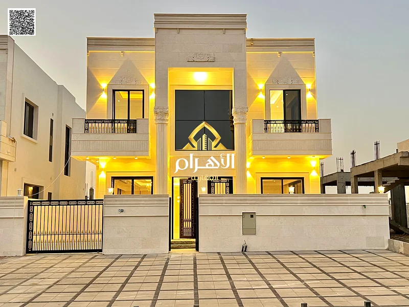 فيلا فاخرة بتصميم كلاسيكي في موقع متميز أمام مجمع أزها، وبسعر يشمل رسوم التسجيل ونقل الملكية.63902225300098110