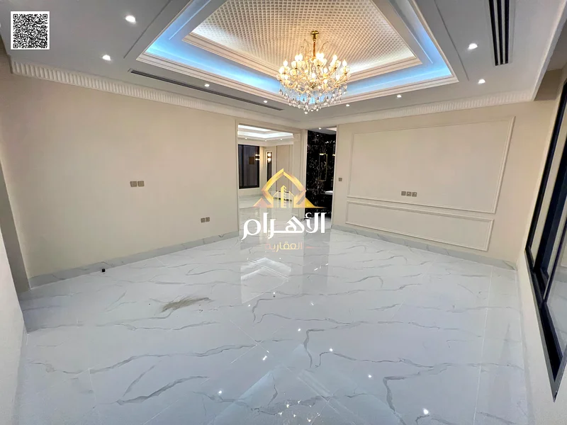 فيلا فاخرة بتصميم كلاسيكي في موقع متميز أمام مجمع أزها، وبسعر يشمل رسوم التسجيل ونقل الملكية.63902225300098113