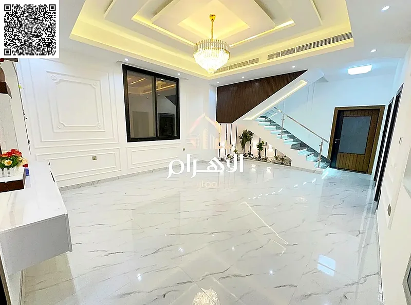 فيلا حديثة مع مساحة داخلية كبيرة بما في ذلك رسوم التسجيل وملكية وتكاليف تكييف الهواء، وتكييف مركزي، ملكية تامة63900710239107114