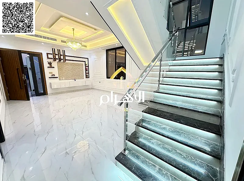 فيلا حديثة مع مساحة داخلية كبيرة بما في ذلك رسوم التسجيل وملكية وتكاليف تكييف الهواء، وتكييف مركزي، ملكية تامة63900710239107112