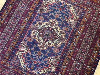 130 x 190 cm | Vintage Handmade Maleki Herati Kilim Rug