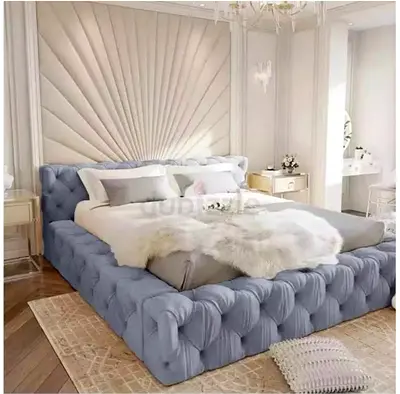 Luxurious Modern Velvet Bed for Ultimate Comfort