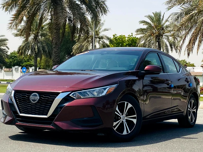 نيسان سنترا SV 2020 - لون عنابي جميل - بحالة ممتازة - مضمونة 100٪63177100757763111