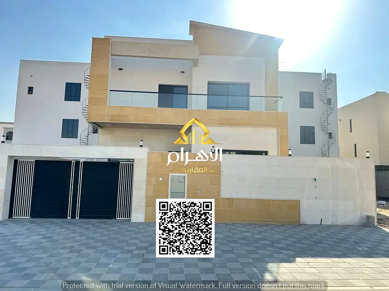 فيلا بسعر مخفض وبدون دفعة أولى، بالقرب من المسجد، إحدى أكثر الفيلل فخامة في عجمان، بتصميم قصر، ديكور سوبر ديلوكس63900608452097110