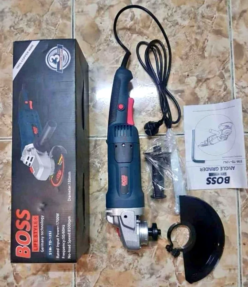Boss 7 inch angle grinder63221346442882111