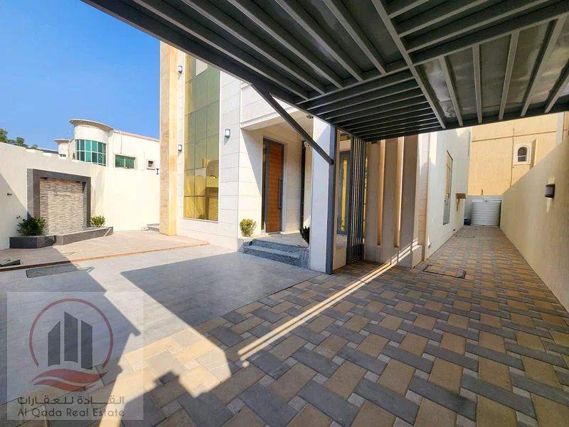 Corner Villa  for sale at Ajman  -Al Muayhat area  the Villa 3500 sqft  G + 1  ( 5  Master room +big court + big  Majlis +big Hall +maid room)63870241200897112