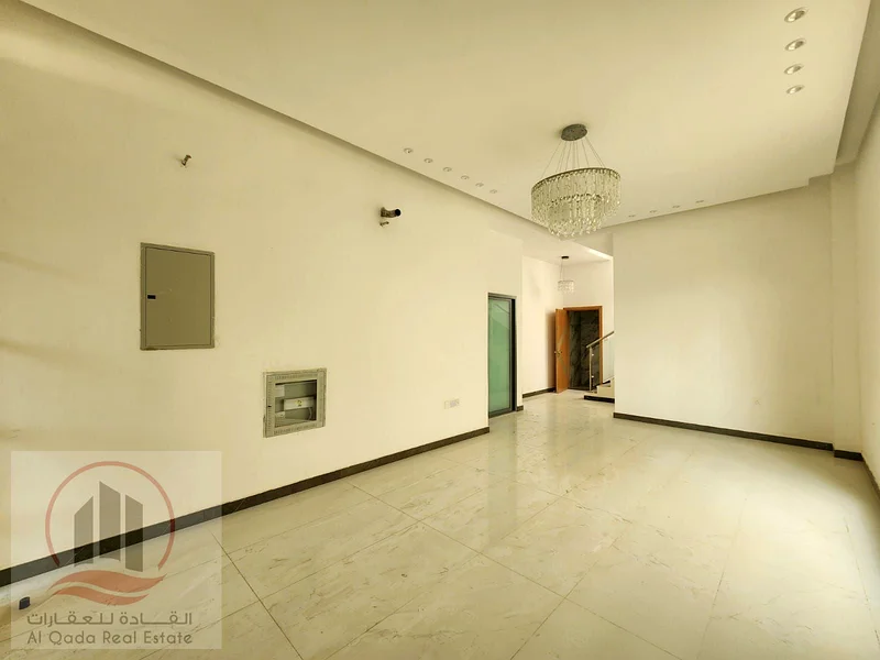 Corner Villa  for sale at Ajman  -Al Muayhat area  the Villa 3500 sqft  G + 1  ( 5  Master room +big court + big  Majlis +big Hall +maid room)63870241200897113