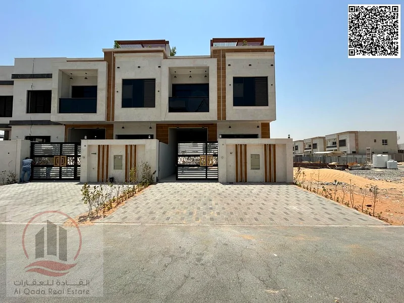 Townhouse for sale in Ajman Al Bahia (5 master bedrooms + large living room + large hall) including registration and ownership fees632539586538271117