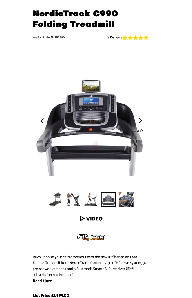 Nordictrack Commercial Nordictrack C990 Chp NordicTrack C990 2019