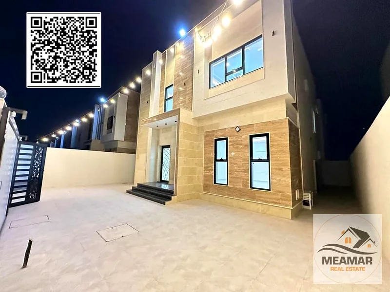 فيلا جديدة للبيع بحديقة كبيرة، تشمل رسوم التسجيل وملكية دائمة، قريبة من مخرج محمد بن زايد، مع إمكانية التمويل البنكي63912577230337110