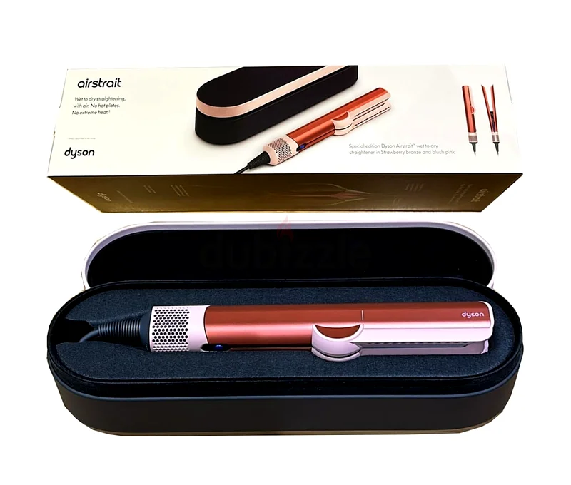 Dyson AirStraight Styler in Strawberry Bronze ( unboxed brand new | used once | 2 yrs warranty)63197144758915112