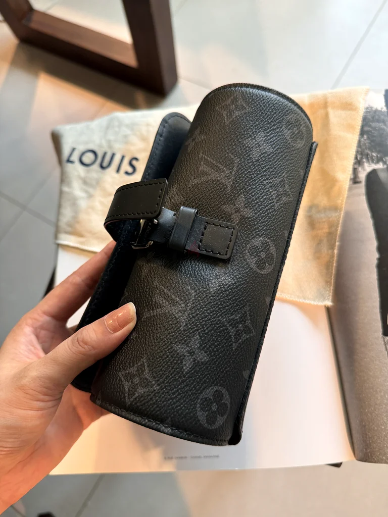 LV authentic Watch Case travel pouch luxury watch M43385363240637541123114