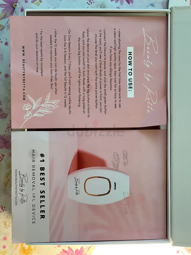 High-Quality IPL Hair Removal Device – 500,000 Flashes – Excellent Condition63242682338817112