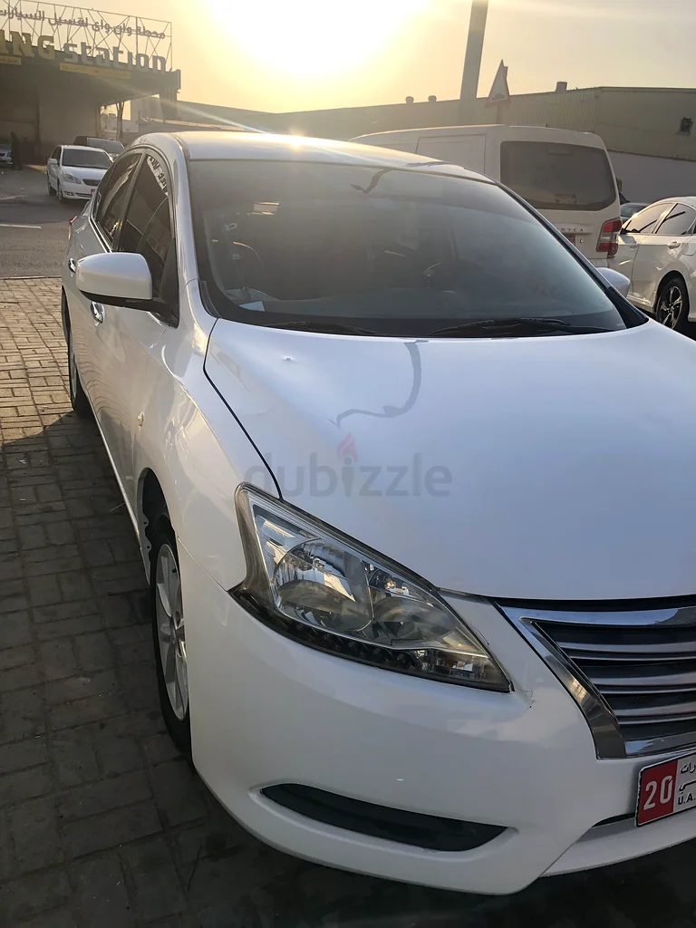 Nissan Sentra 2015 GCC, very clean | Nissan Sentra 2015, white, in pristine condition63148165777793114