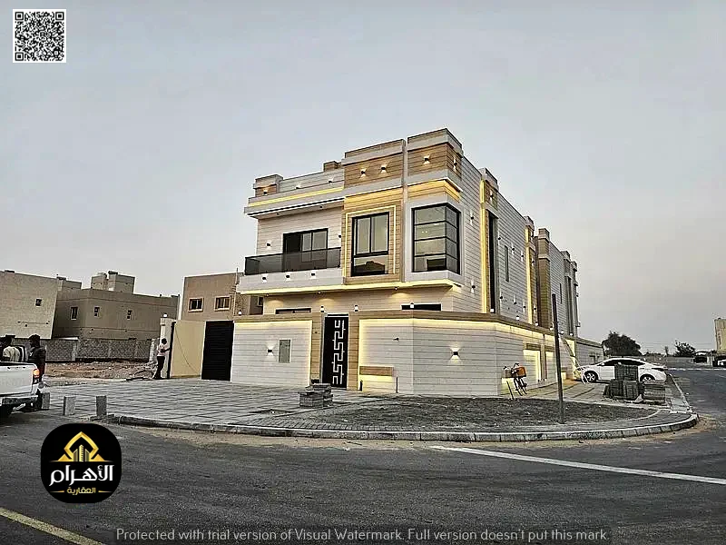 Hurry up and book your villa, ready with the key, including registration fees, freehold, in the most prestigious location in Al Helio, Ajman63902007930113110